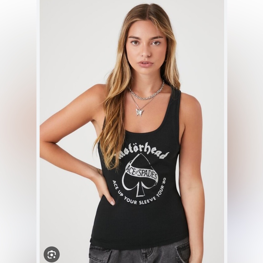 forever 21 Motorhead glitter band tee